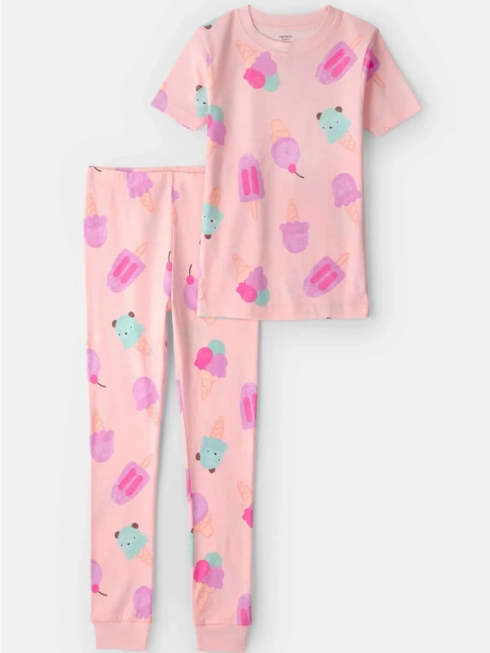Carter's Kids Girl Pajama Sets Bundle Size 8